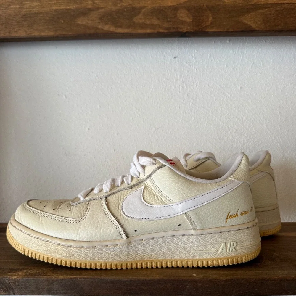 Nike Air Force 1 Low '07 Premium Popcorn‎ Sneakers Men's Size 8.5 CW2919-100